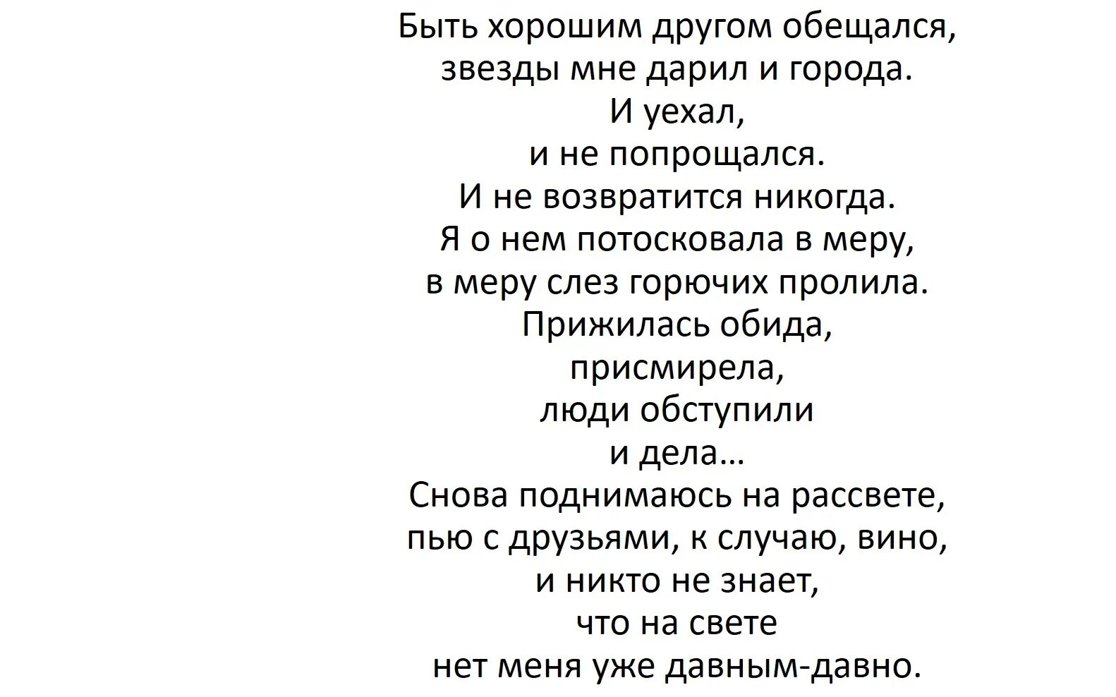 Никогда никому не дарят. Стих быть хорошим другом обещался. Тушнова быть хорошим другом обещался.