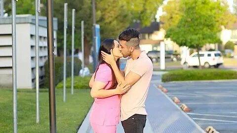Kiss prank