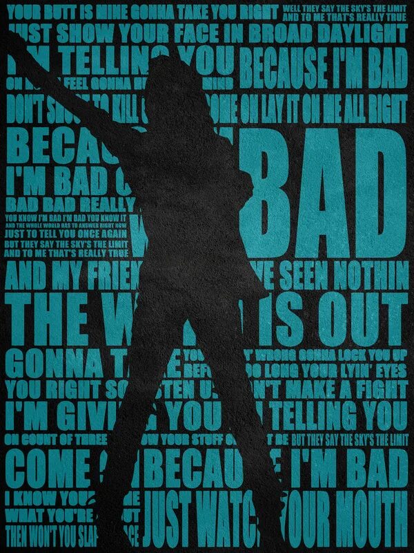 Michael jackson lyrics. Bad Michael Jackson текст. Плакаты MJ.