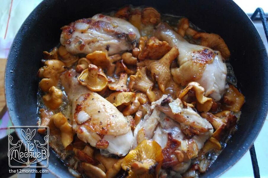Паста с лисичками в сливочном соусе рецепт с фото пошагово - 1000.menu