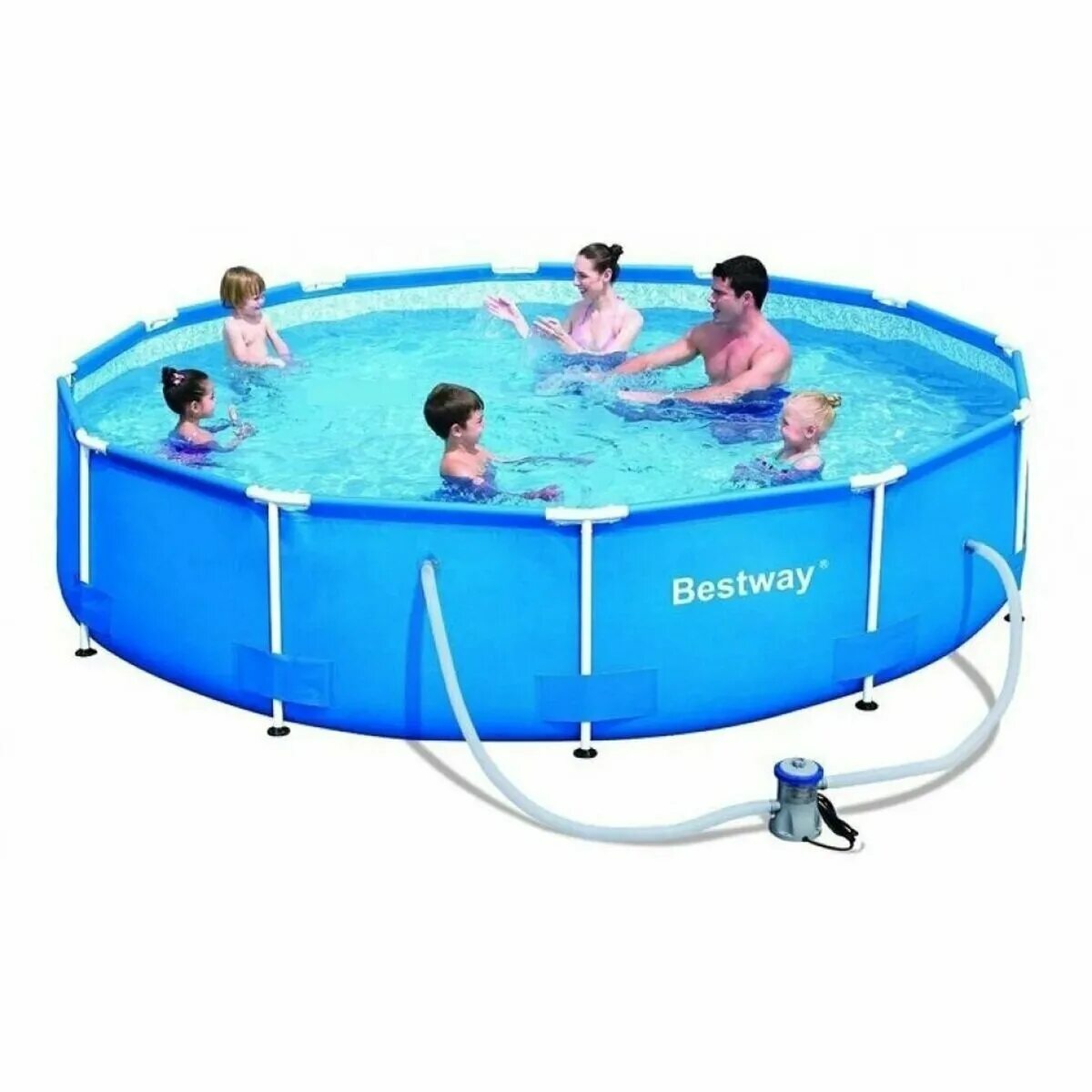 Бассейн высота 100 см. Бассейн каркасный bestway 56416, 366 х 76 см. bestway 3.66. бассейн каркасный bestway 244x76. бассейн bestway 305х100см steel pro.