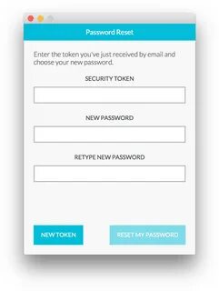 Reset password