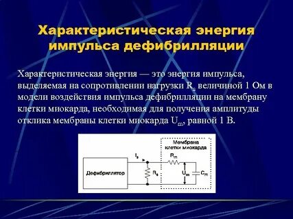Величина энергии импульса