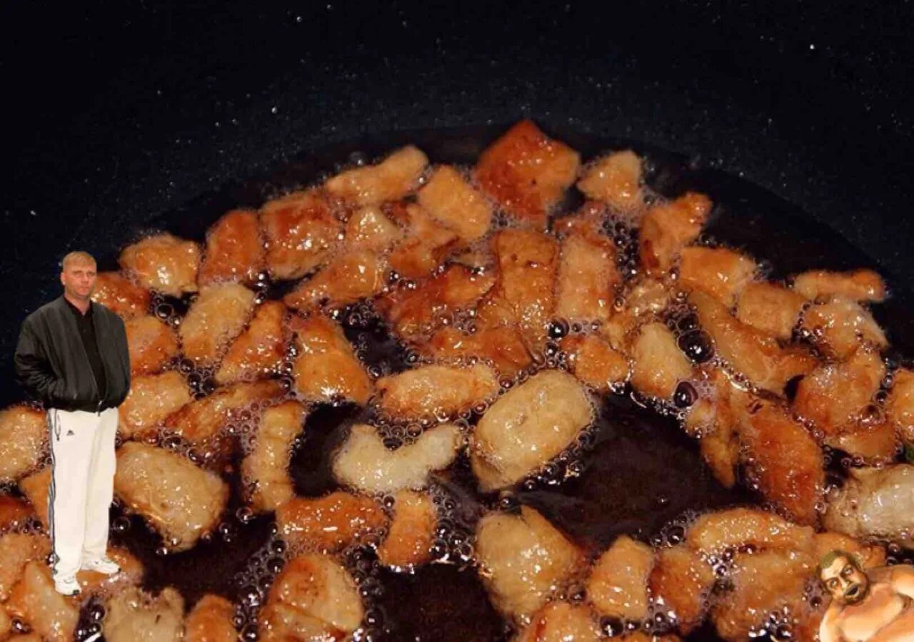 Сало со шкварками