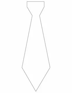 Галстук для папы аппликация шаблон