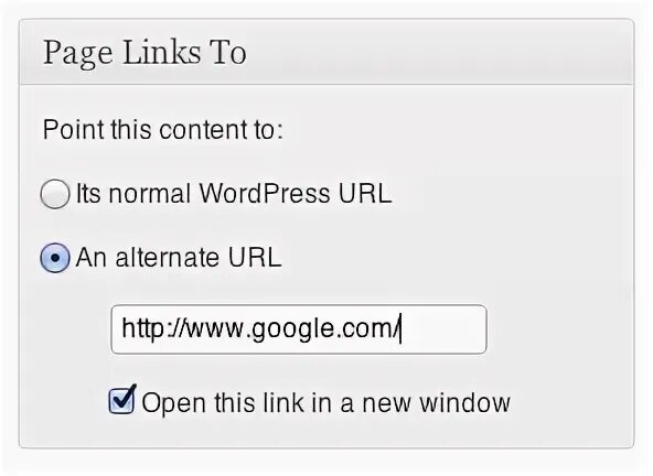 Have links to