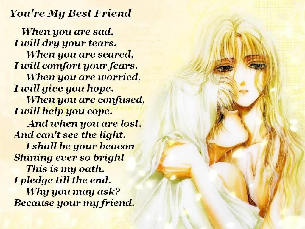 My best friend. You best friend. You’re my best friend Queen. RICHDRAW caring for my best friend. My best elder friends