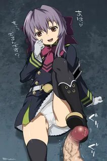 mudou eichi, hiiragi shinoa, owari no seraph, highres, text, translation re...