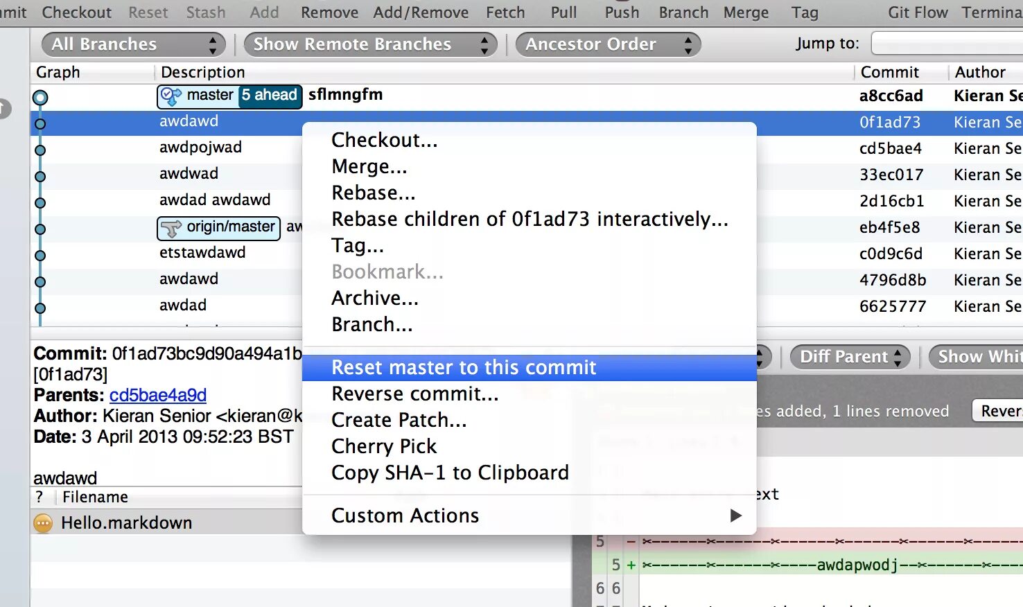Remove commit. Запись commit. sourcetree загрузить последние коммиты. reset push. source tree как вернуться к коммиту.