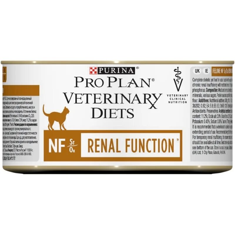 Влажный корм для кошек для почек. Pro Plan Veterinary Diets NF renal function, 195г. Pro Plan Veterinary Diets NF renal function паштет. Консервы для кошек Pro Plan Veterinary Diets. Renal Purina Pro Plan для кошек Veterinary Diets.