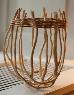 Корзина из веток своими руками