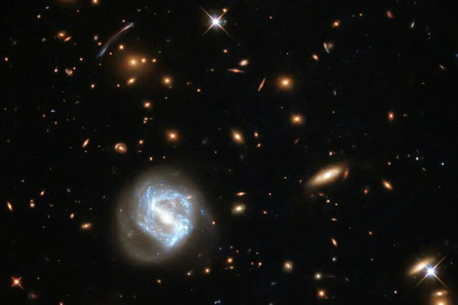 Множество галактик. Фотографии галактик с телескопа хаббл. Ngc 1566 (галактика испанский танцор). Космос звезды. Скопление галактик абель 2218.