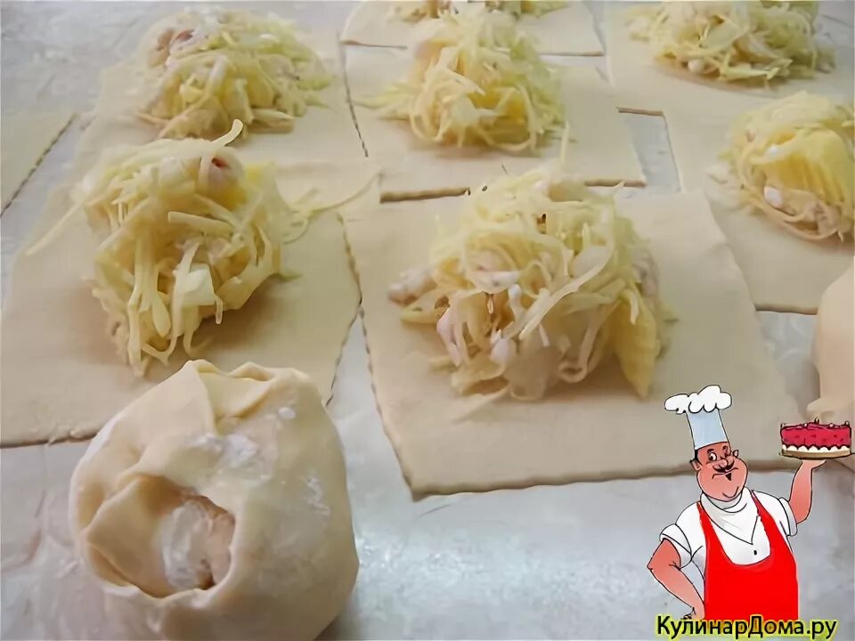 Манты с нутом и квашеной капустой - кулинарный рецепт
