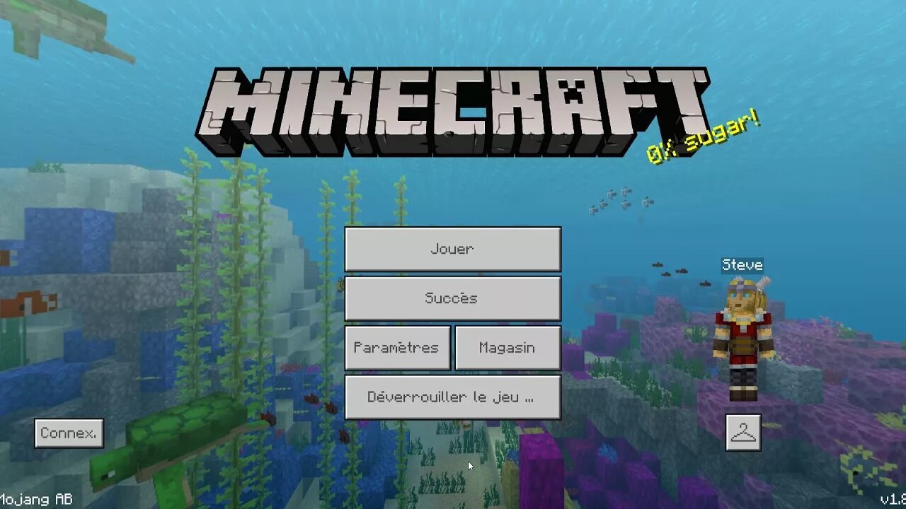 Minecraft menu