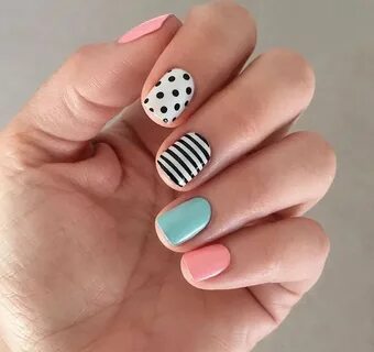 Легкие короткие ногти
