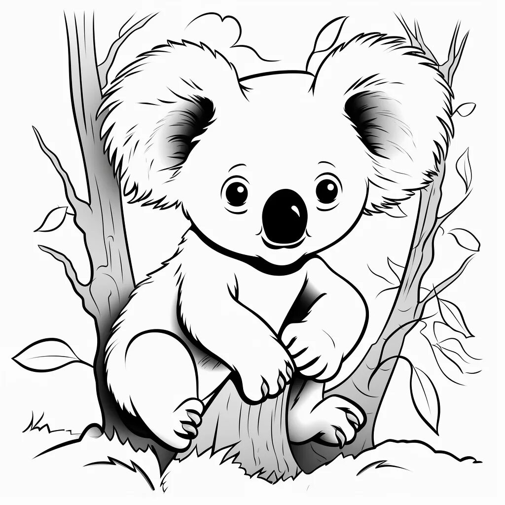 Коала. Раскраска. Коала раскраска для детей. Раскраски коала милая. Раскраска животные коала.