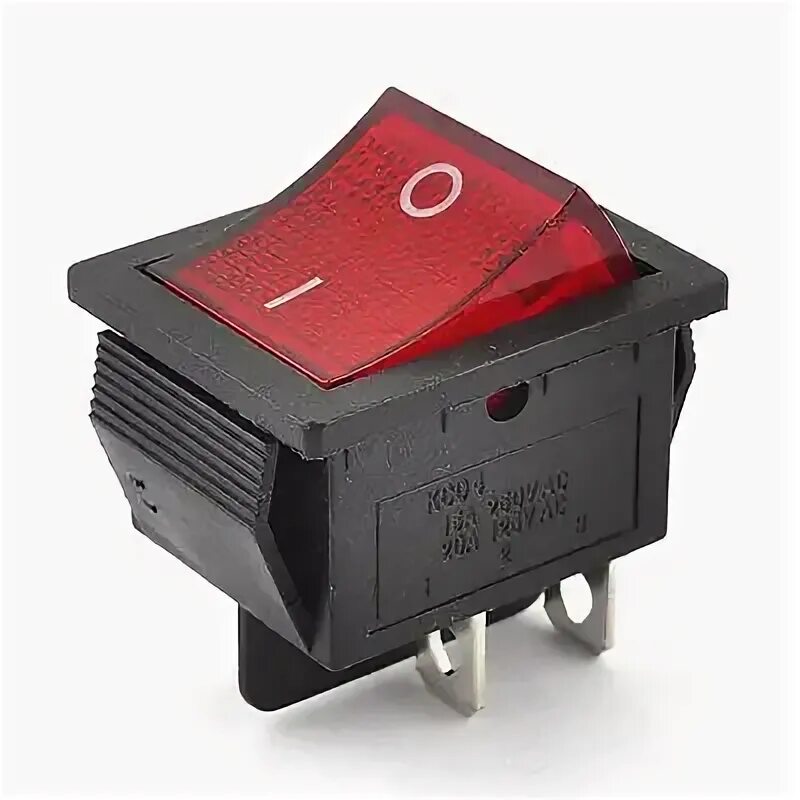 KCD3 Rocker Switch ON OFF 2 Position 3 Pin Electrical equipment With Light Power