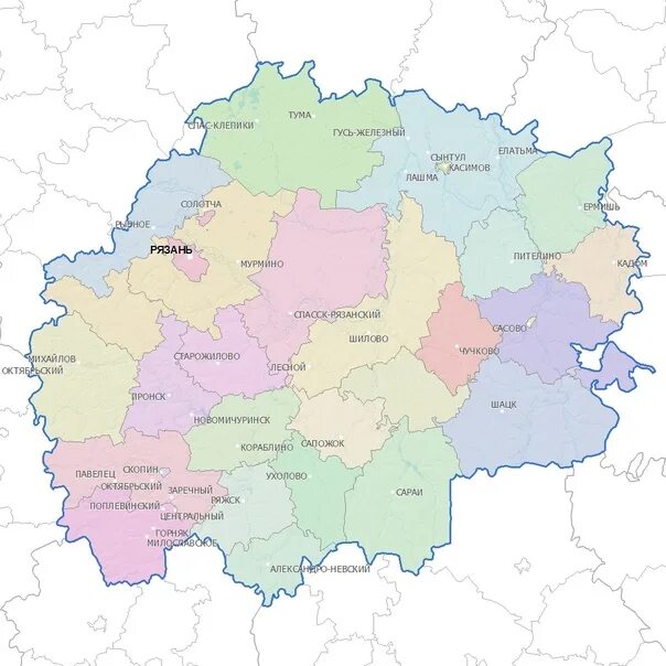 Карта рязанской области с водоемами ПАМЯТНИКИ ПРИРОДЫ РЯЗАНСКОГО КРАЯ: ШИЛОВСКИЙ РАЙОН. РЯЗАНСКИЙ ГОСУДАРСТВЕННЫЙ ПР