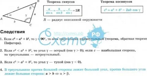Следствие синусов