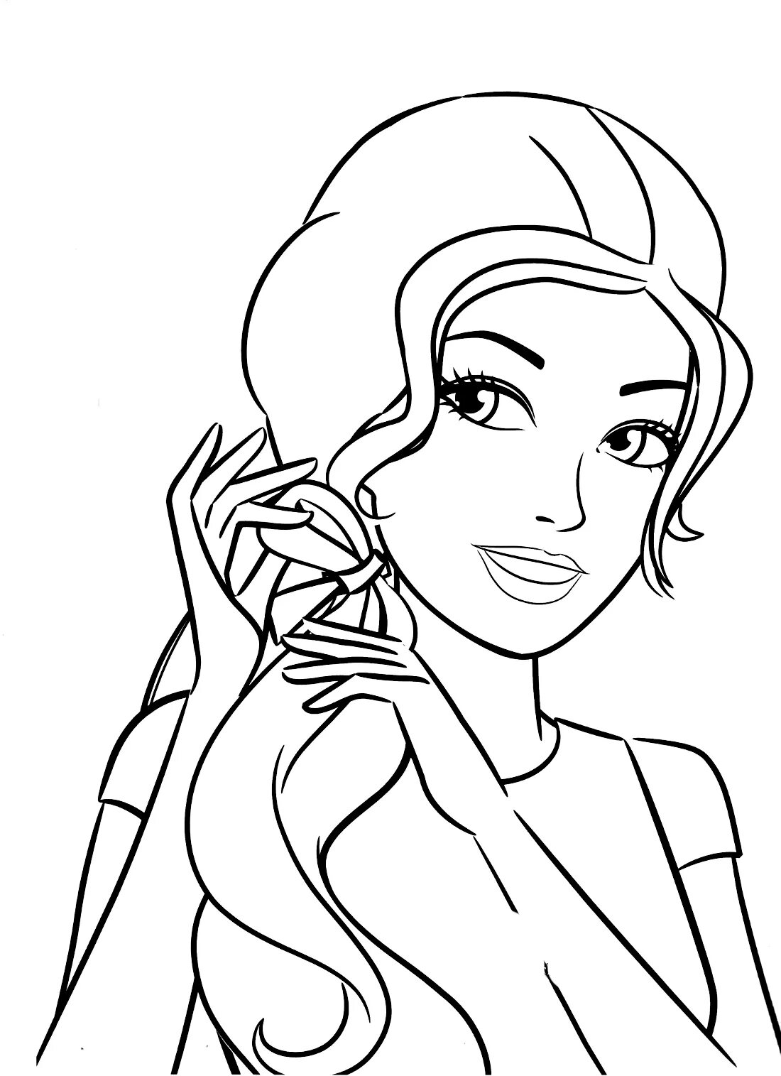 Раскраска для девочек. Раскраски красивые. Раскрашивать и делать. Картинки раскраски для девочек. Раскрашивать и делать.