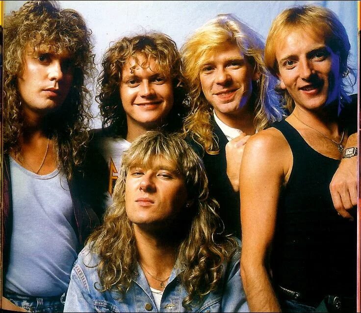 Def leppard 1983. Def leppard pour. Def leppard фото группы. Группа def leppard. Группа def leppard.