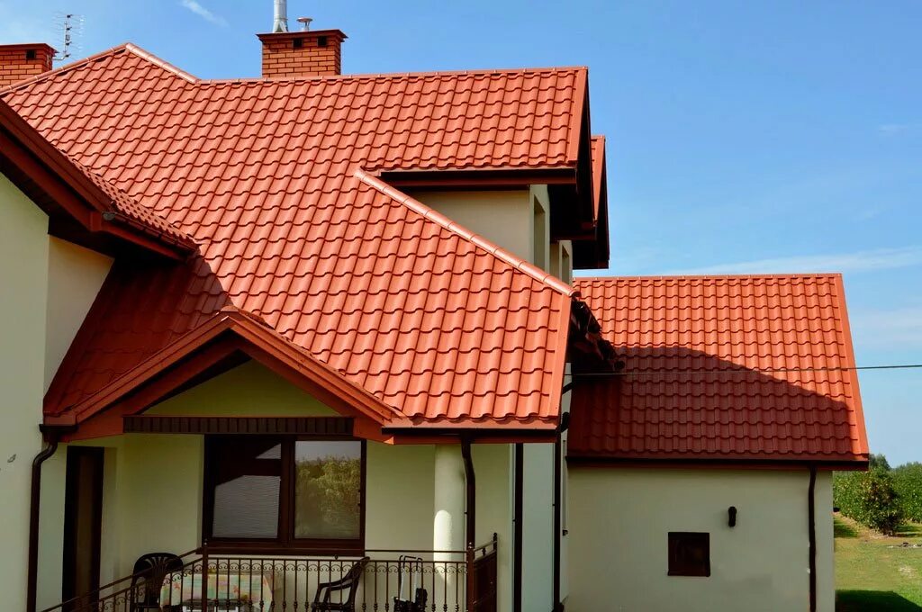 Крытые металлочерепицей