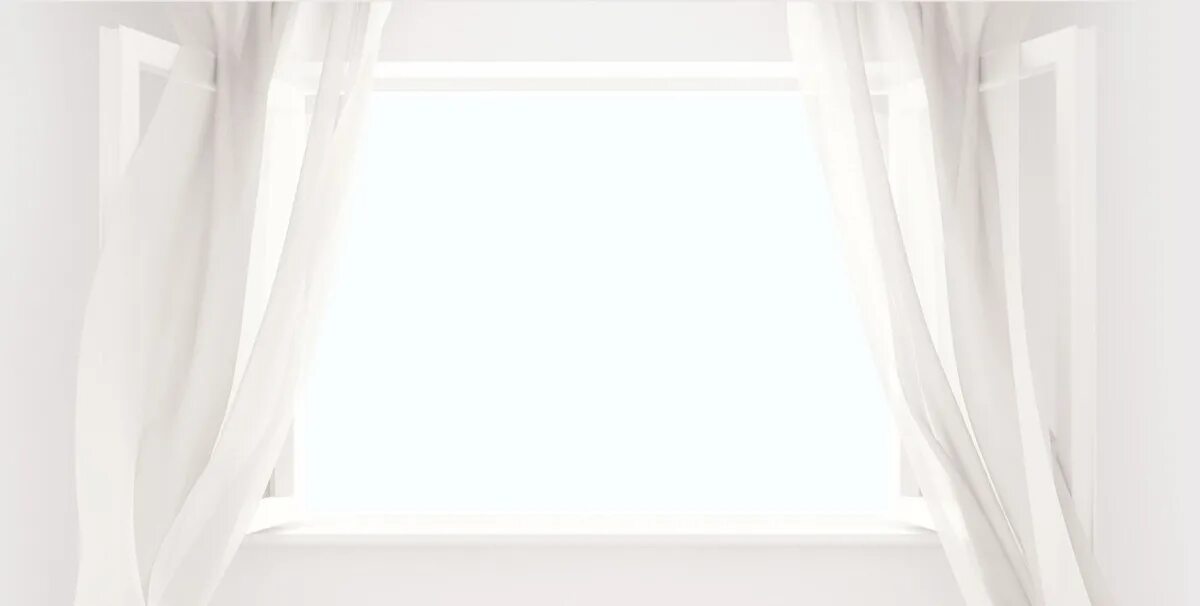 The window is open or opened