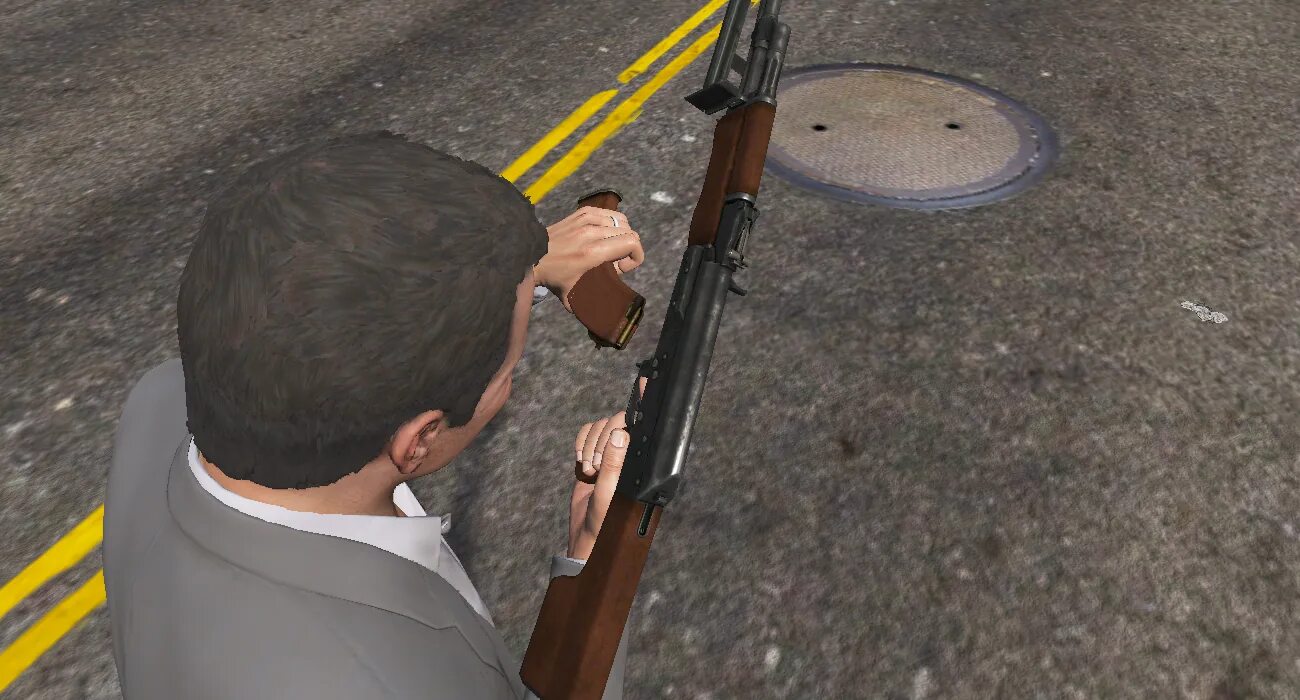 Animation gta sa. РПК GTA 5. RPK Gas Block 3d.