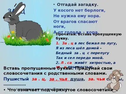 Звериные словосочетания