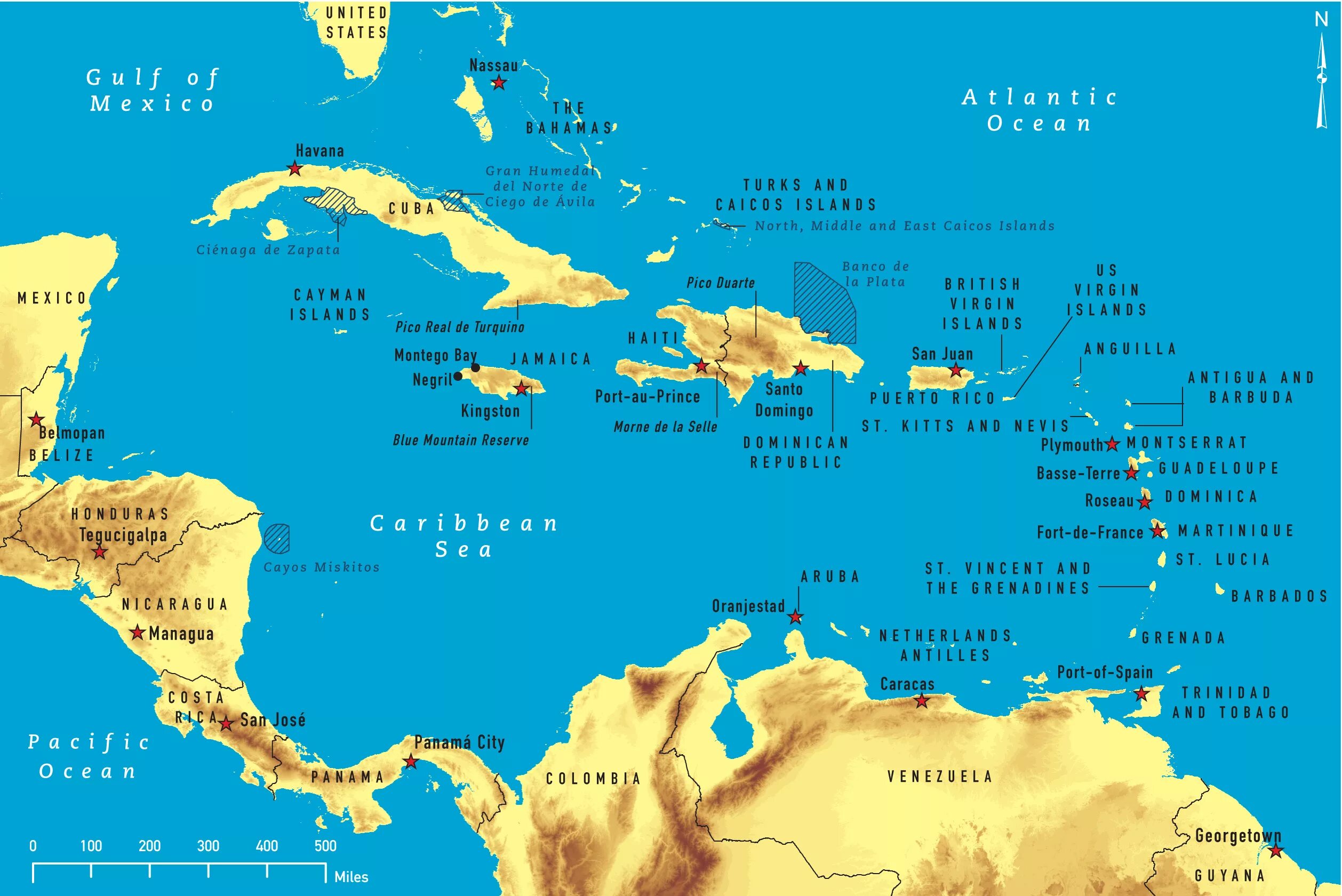Остров Сан Мари в Карибском море карта. Острова Карибского бассейна на карте.
