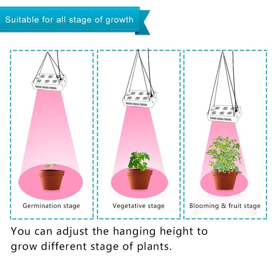 Лампа лед 400вт для растений. Расстояние от лампы до растения. Лампа полного спектра для растений. Регулируемый подвес для фитолампы.