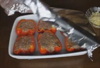Приготовить фаршированный перец с мясом в духовке