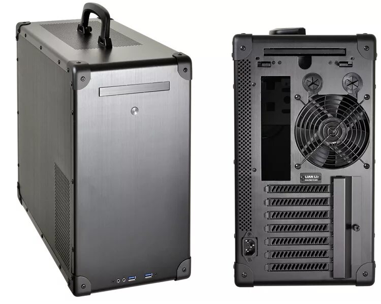 Системные компакты. Корпус Lian li PC-tu100. Lian li PC-q12. Lian li PC-o8swx Black. Lian li PC-o11d.