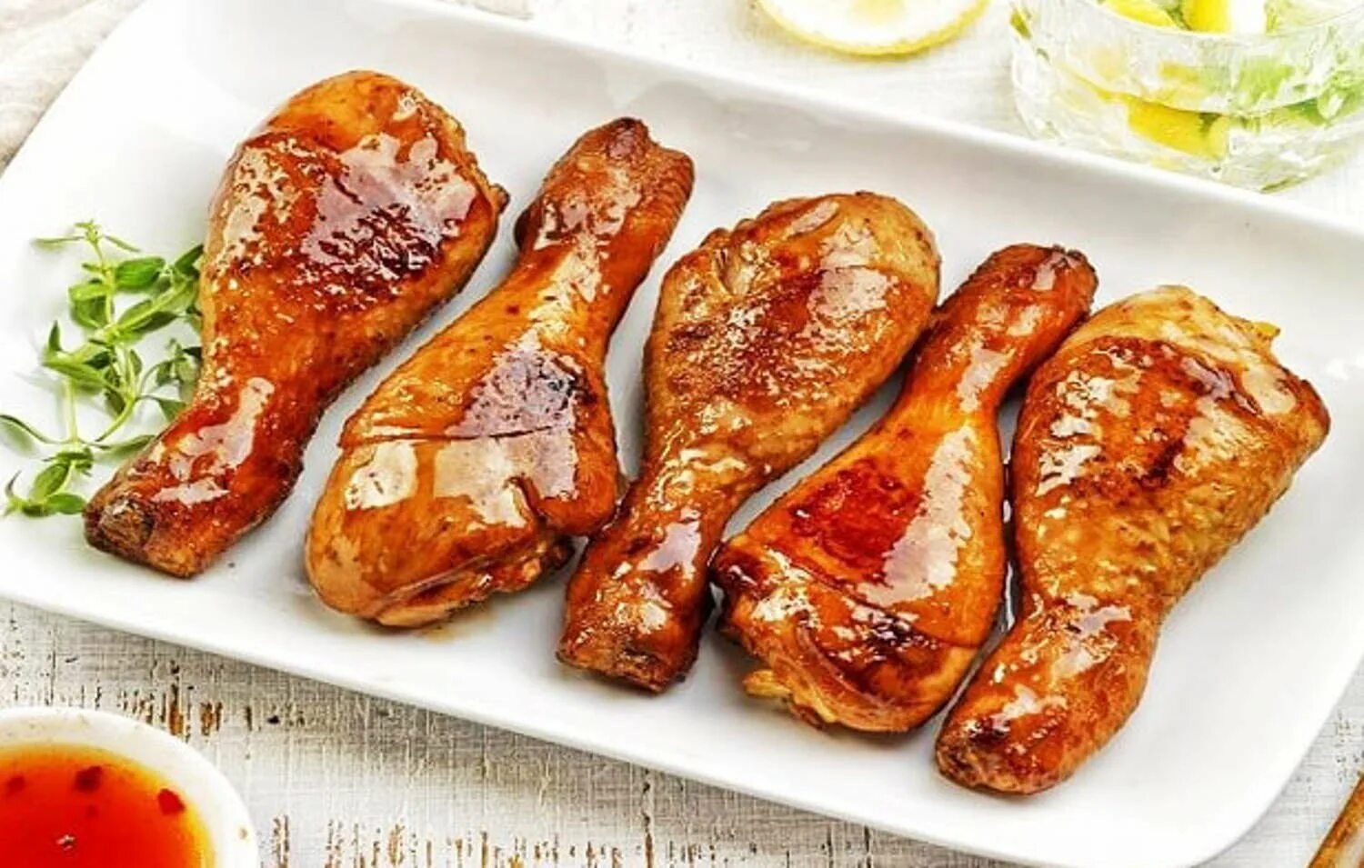 Куриные голени с медом и соевым. Куриные голени с медом и соевым