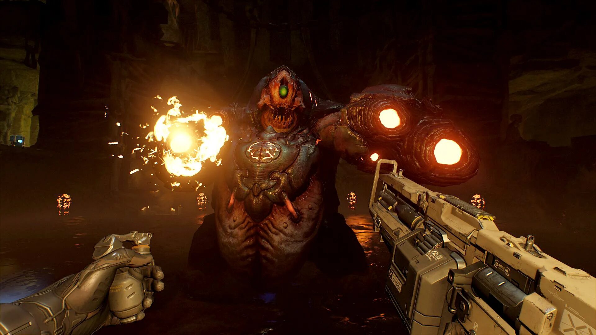 Установить игру дум. Doom Eternal ps4. Doom VR ps4.