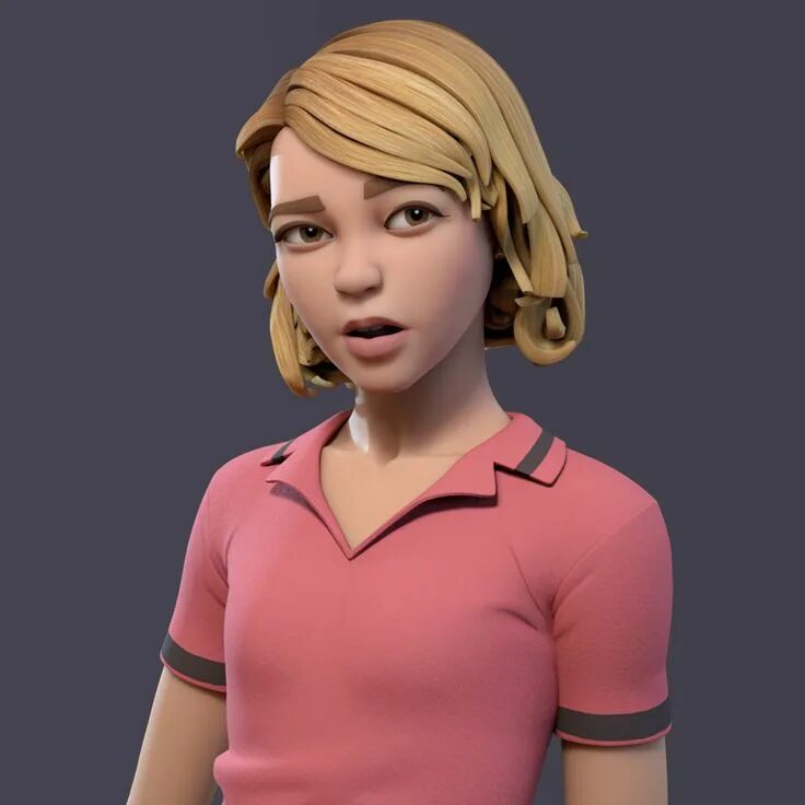 Ellen joe 3d model