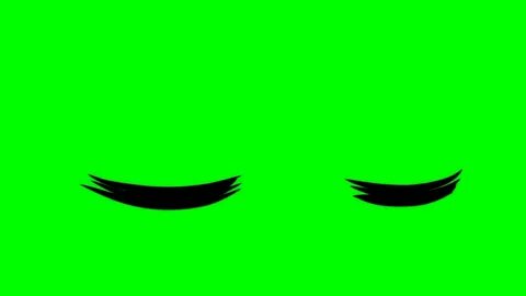 Футаж open eyes