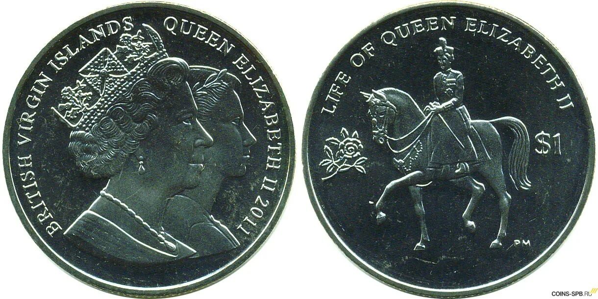 Е 1 доллар. 1 Доллар Великобритания. Виргинские острова 1 доллар монархи Англии. 1 Доллар 2011 года «85 лет Елизавете II.