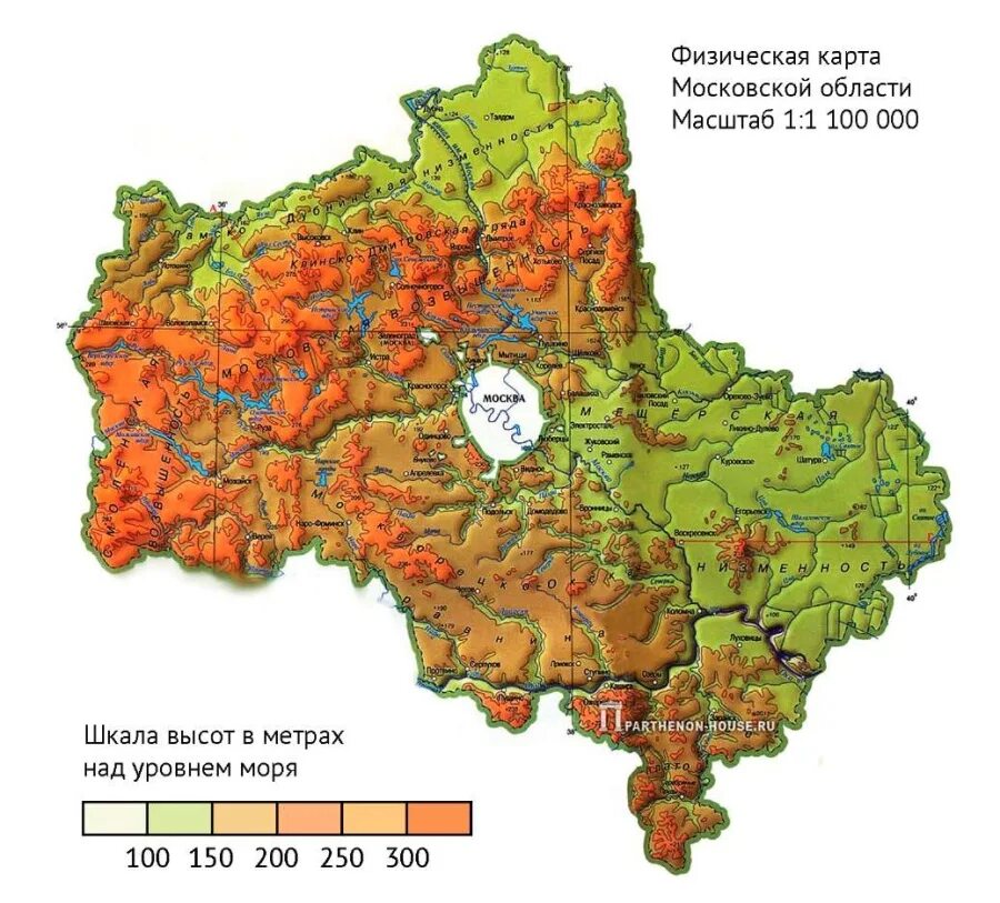 Карта рельефа Московской области. Географическая карта Московской области с рельефом. Географическая карта Подмосковья с высотами. Географическая карта Московской области с высотами. Глубина воды в московской области