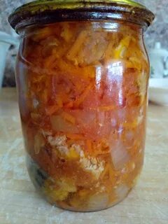 Рецепт скумбрия с овощами консервированная
