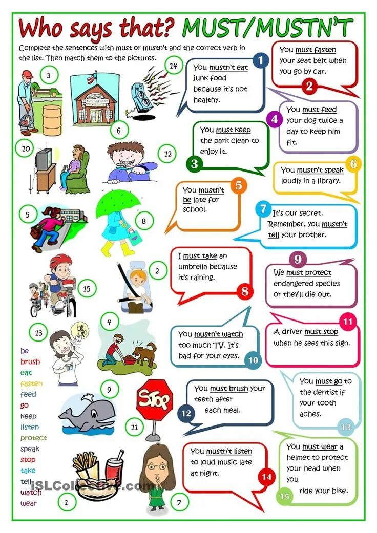 Things must. Модальные глаголы в английском языке Worksheets. Модальный глагол must Worksheets. Worksheets грамматика. Can задания для детей.