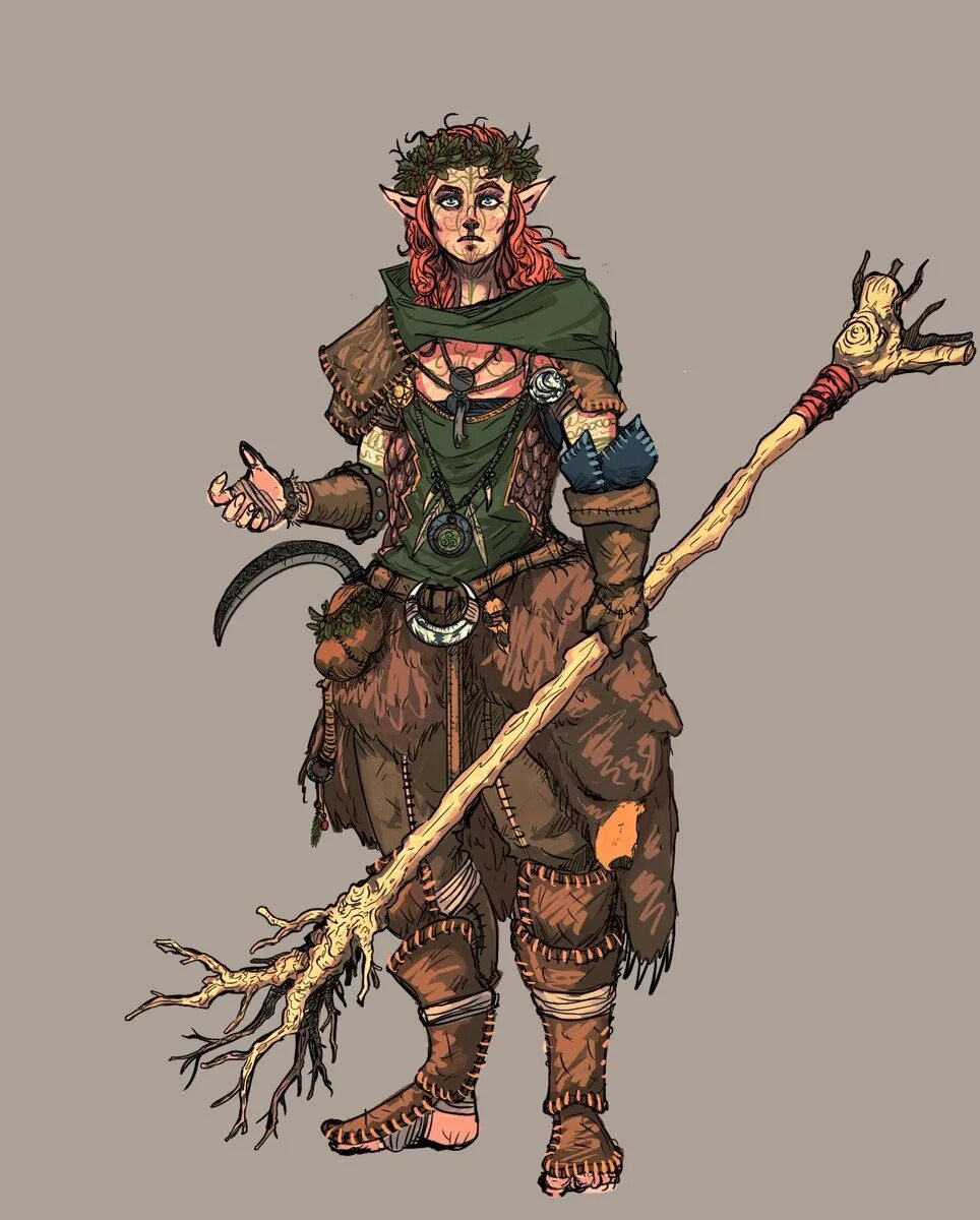 Мультикласс друид. Фирболг друид днд. Фирболг друид арт. Фирболг бард. Бард халфлинг днд.