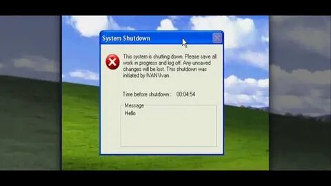 System shutdown