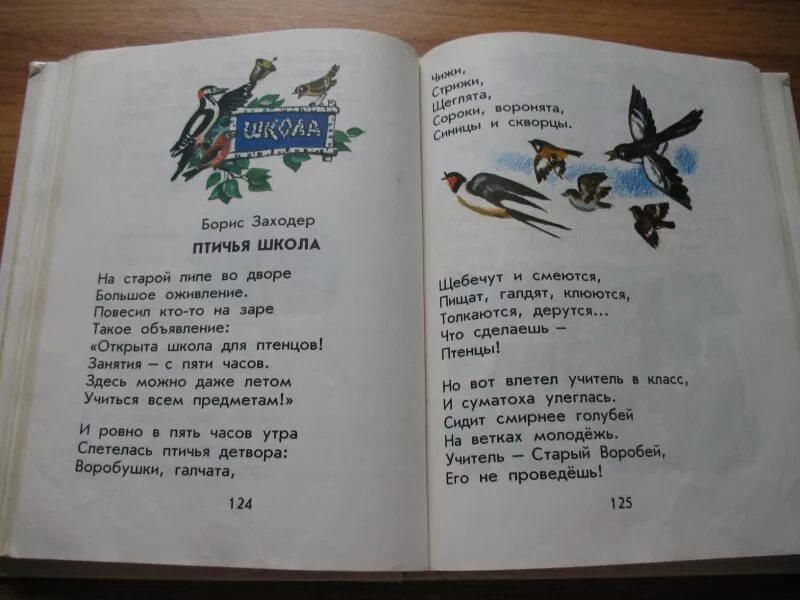 Стихотворения б б россия. Стихотворение Бориса Заходера Птичья школа. Стихотворение Птичья школа Заходера. Стих Птичья школа б.Заходер.