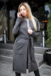 Пальто с разрезами