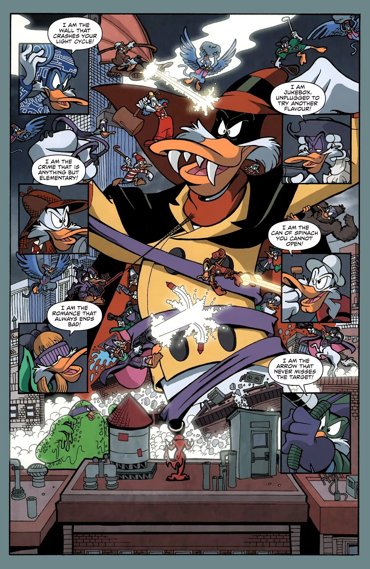 Duck Tales Darkwing Duck комиксы. Мегавольт черный плащ. Квага чёрный плащ комикс. Чёрный плащ и Антиплащ комикс.