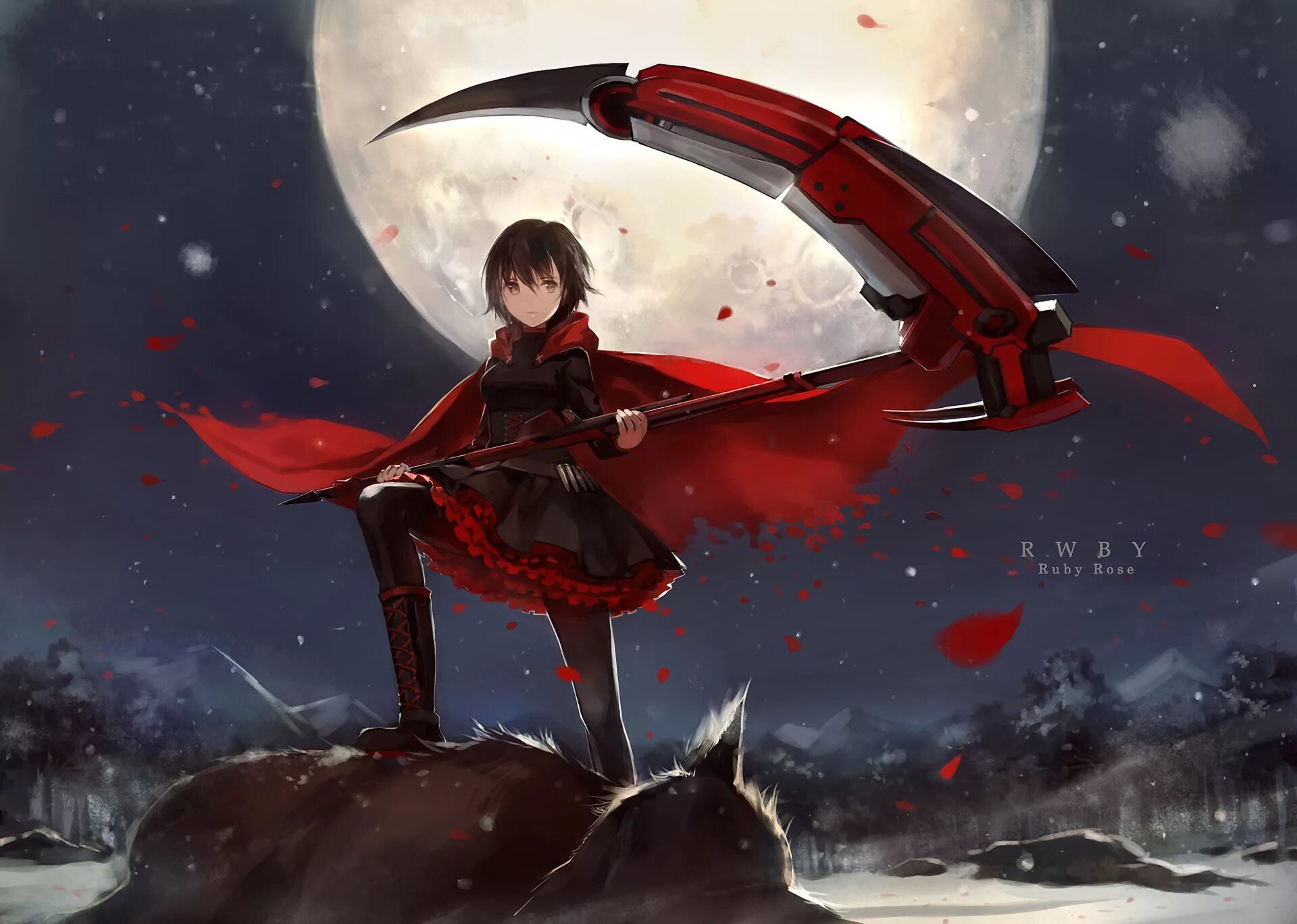 Девочка руби. Руби Роуз RWBY. Руби Роуз RWBY Art. RWBY Ruby Rose оружие. RWBY Руби Роуз оружие.