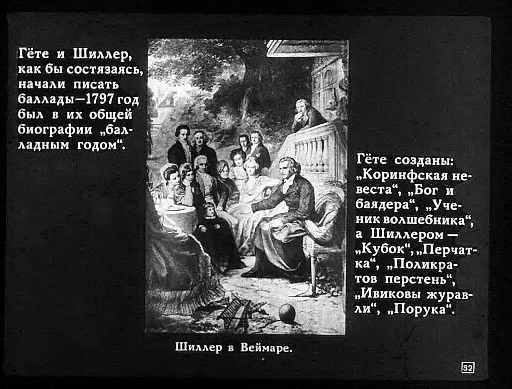 Какое произведение гете. Гёте и Шиллер. Произведения Гете и Шиллера. Философия Гете и Шиллера. Баллада Гете 1797.