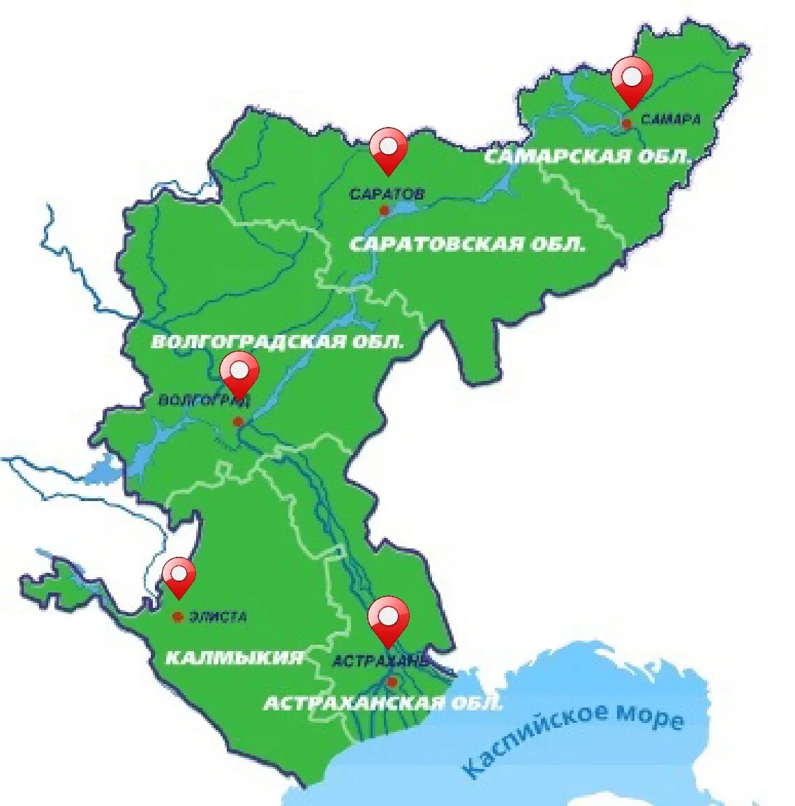 Поволжье на карте. Поволжье на карте России. Регионы Поволжья. Карта Поволжья с городами. Объекты поволжья на карте