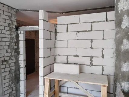 Межкомнатные стены из газоблока